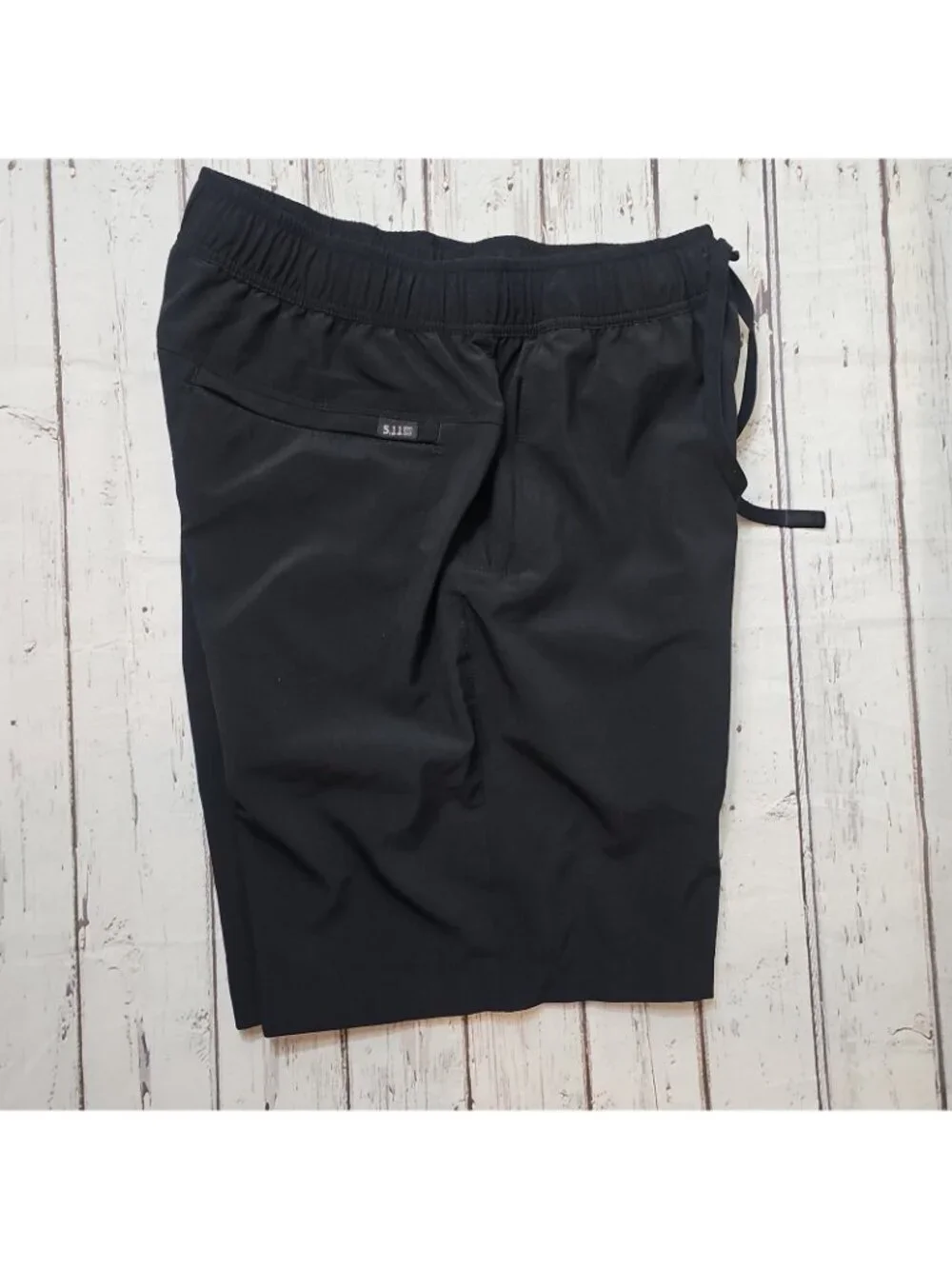 5.11 Tactical Men's Swim Board Shorts Black Drawstring Small